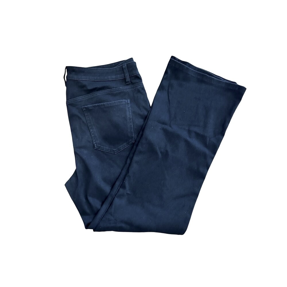 Halara Flex™ Mid Rise Button Pockets Stretchy Knit Casual Bootcut Jeans - Picture 8 of 10
